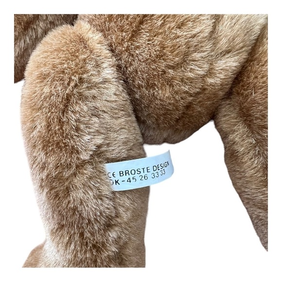 Ce Broste Design Teddy Bear‎ Jointed Brown Plaid Ears Paws 12” Stuffed Animal - Picture 5 of 5